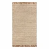 (B821) Crosby St Moore Natural Herringbone Accent Rug, 3x5