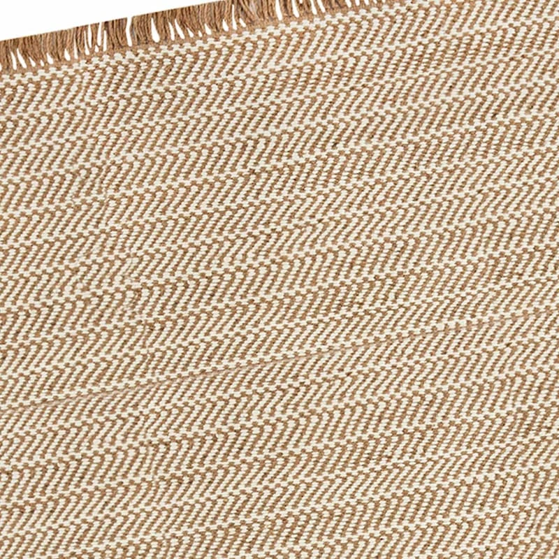 (B821) Crosby St Moore Natural Herringbone Area Rug, 8x10 4 (B821) Crosby St Moore Natural Herringbone Area Rug, 8x10 - Image 4