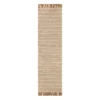 (B821) Crosby St Moore Natural Herringbone Runner, 2x7