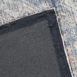 (B822) Whittington Blue Floral Medallion Area Rug, 5x7 11 (B822) Whittington Blue Floral Medallion Area Rug, 5x7 -Rugs Sales Store b822 whittington blue floral medallion area rug 5x7 5