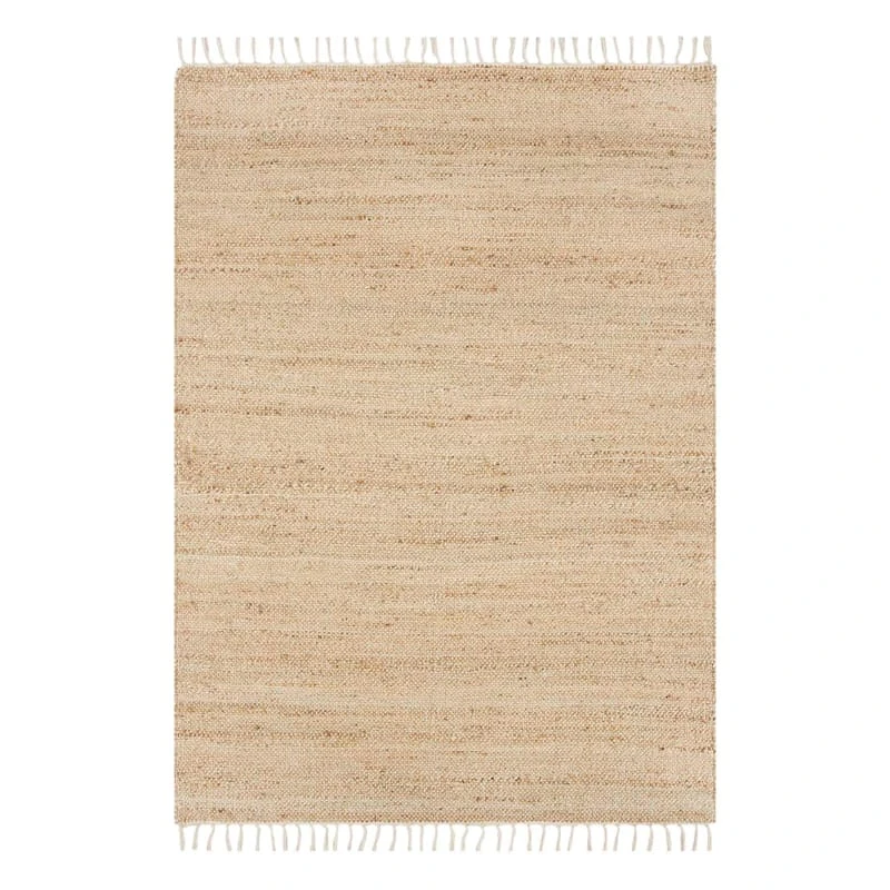 (B825) Honeybloom Lawrence Jute Fringe Area Rug, 5x7 1 (B825) Honeybloom Lawrence Jute Fringe Area Rug, 5x7