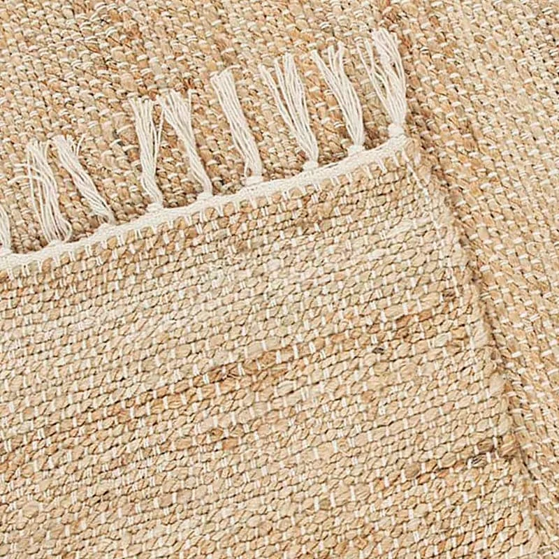(B825) Honeybloom Lawrence Jute Fringe Area Rug, 5x7 5 (B825) Honeybloom Lawrence Jute Fringe Area Rug, 5x7 - Image 5