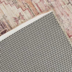 (B826) Red & Pink Tribal Patterned Washable Accent Rug, 3x5 9 (B826) Red & Pink Tribal Patterned Washable Accent Rug, 3x5 -Rugs Sales Store b826 red pink tribal patterned washable accent rug 3x5 4