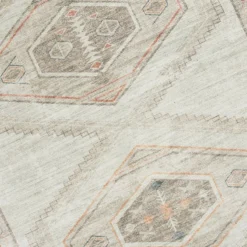 (B830) Pink Multicolor Tribal Washable Area Rug, 8x10 10 (B830) Pink Multicolor Tribal Washable Area Rug, 8x10 -Rugs Sales Store b830 pink multicolor tribal washable area rug 8x10 4