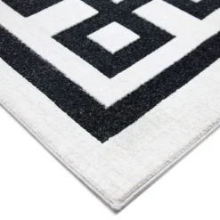 (B838) Providence Verona Ivory Key Border Area Rug, 5x7 -Rugs Sales Store b838 providence verona ivory key border area rug 5x7 2