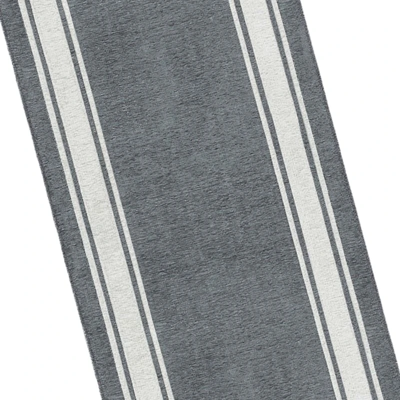 (B841) Providence Noa Grey Border Runner, 2x6 3 (B841) Providence Noa Grey Border Runner, 2x6 - Image 3