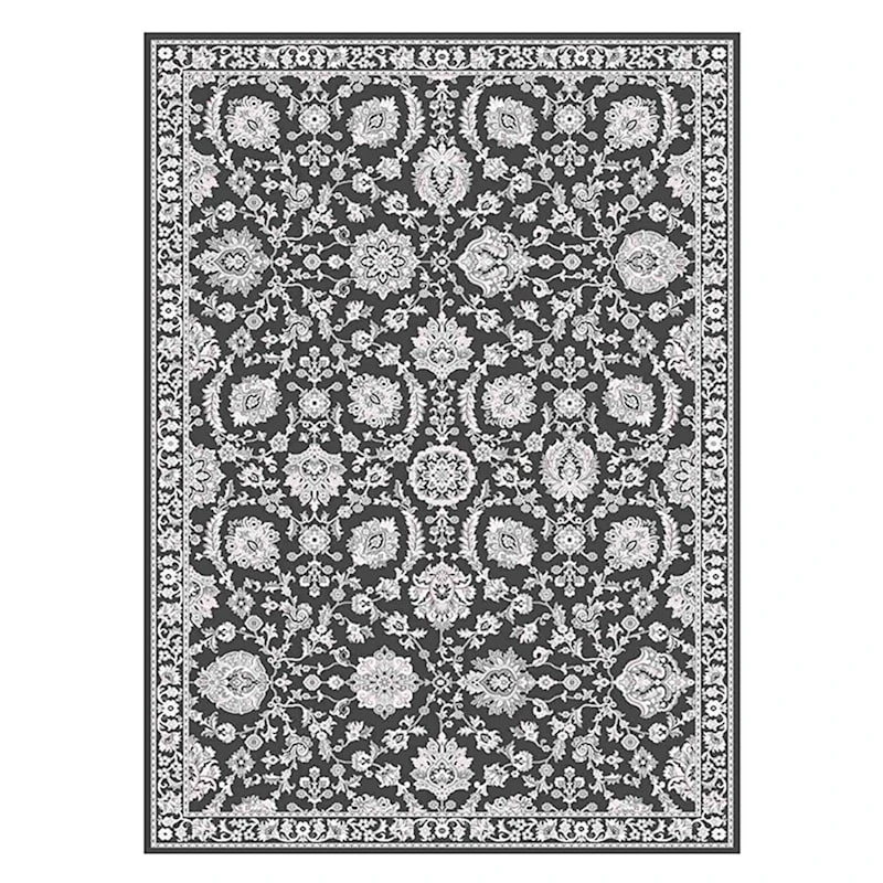(B845) Providence Tiffany Blue Floral Area Rug, 8x10 1 (B845) Providence Tiffany Blue Floral Area Rug, 8x10