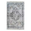 (B846) Honeybloom Clara Neutral Medallion Accent Rug, 3x5