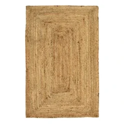 (B850) Honeybloom Kian Jute Accent Rug, 27x45