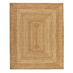 (B850) Honeybloom Kian Jute Area Rug, 8x10