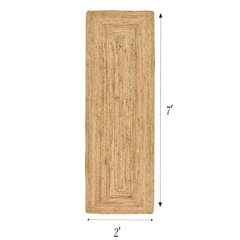 (B850) Honeybloom Kian Jute Runner, 2x7 4 (B850) Honeybloom Kian Jute Runner, 2x7 - Image 4