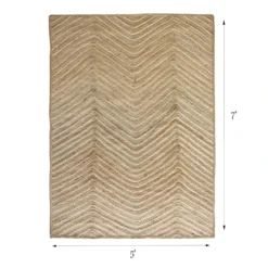 (B851) Honeybloom Wynn Jute Area Rug, 5x7 8 (B851) Honeybloom Wynn Jute Area Rug, 5x7 -Rugs Sales Store b851 honeybloom wynn jute area rug 5x7 4