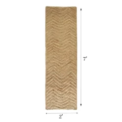 (B851) Honeybloom Wynn Jute Runner, 2x7 8 (B851) Honeybloom Wynn Jute Runner, 2x7 -Rugs Sales Store b851 honeybloom wynn jute runner 2x7 4