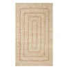 (B852) Tracey Boyd Arlo Natural Jute Accent Rug, 3x5