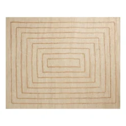 (B852) Tracey Boyd Arlo Natural Jute Area Rug, 8x10