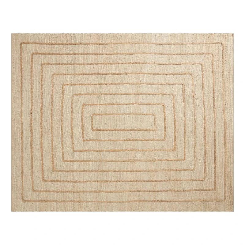 (B852) Tracey Boyd Arlo Natural Jute Area Rug, 8x10 1 (B852) Tracey Boyd Arlo Natural Jute Area Rug, 8x10