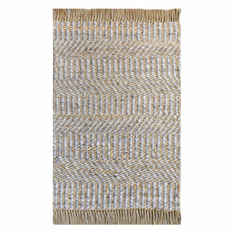 B855 Element Natural Jute/Wool Woven Accent Rug 27x45 1 B855 Element Natural Jute/Wool Woven Accent Rug 27x45