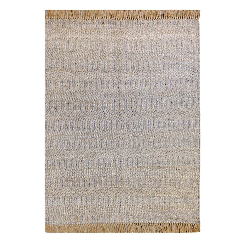 (B855) Found & Fable Element Natural Jute & Wool Woven Area Rug, 8x10 1 (B855) Found & Fable Element Natural Jute & Wool Woven Area Rug, 8x10