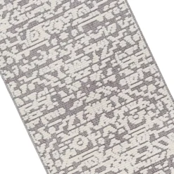 (B862) Found & Fable Lyna Grey & White Patterned Washable Runner, 2x7 6 (B862) Found & Fable Lyna Grey & White Patterned Washable Runner, 2x7 -Rugs Sales Store b862 found fable lyna grey white patterned washable runner 2x7 3