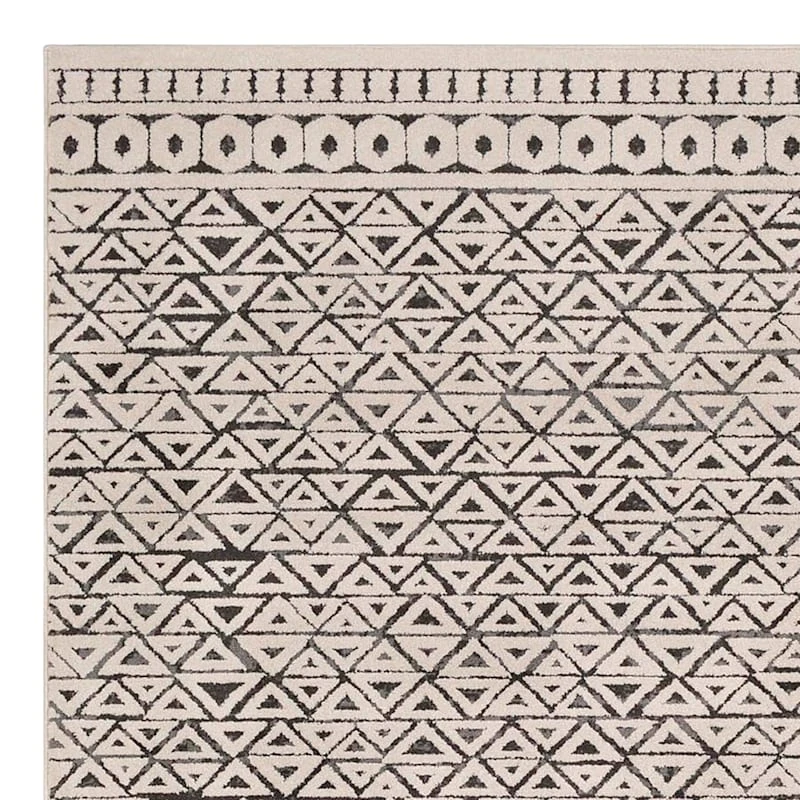 Bahar Grey Global Area Rug, 5x7 2 Bahar Grey Global Area Rug, 5x7 - Image 2
