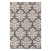 Brentwood Lefleur Grey & Ivory Indoor & Outdoor Area Rug, 4x6