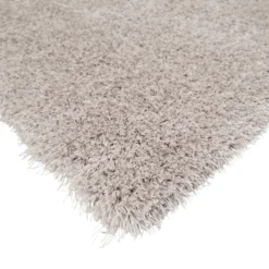 (C100) Mixed Silver Shag Accent Rug, 3x5 -Rugs Sales Store c100 mixed silver shag accent rug 3x5 2