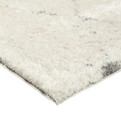 (C103) Ivory & Grey Long Pile Diamond Design Shag Area Rug, 5x7 5 (C103) Ivory & Grey Long Pile Diamond Design Shag Area Rug, 5x7 -Rugs Sales Store c103 ivory grey long pile diamond design shag area rug 5x7 2