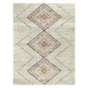 (C121) Found & Fable Sedona Multicolor Diamond Design Area Rug, 5x7