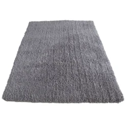 (C149) Yeti Grey Shag Area Rug, 5x7