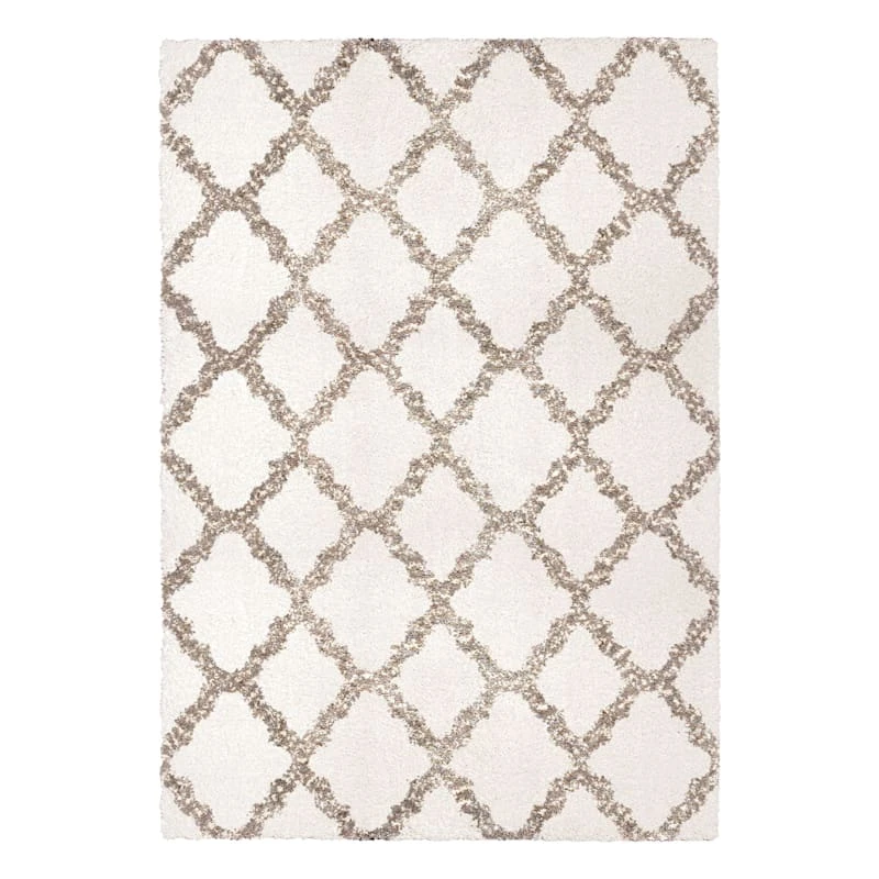 (C162) Windsor White Area Rug, 5x7 1 (C162) Windsor White Area Rug, 5x7