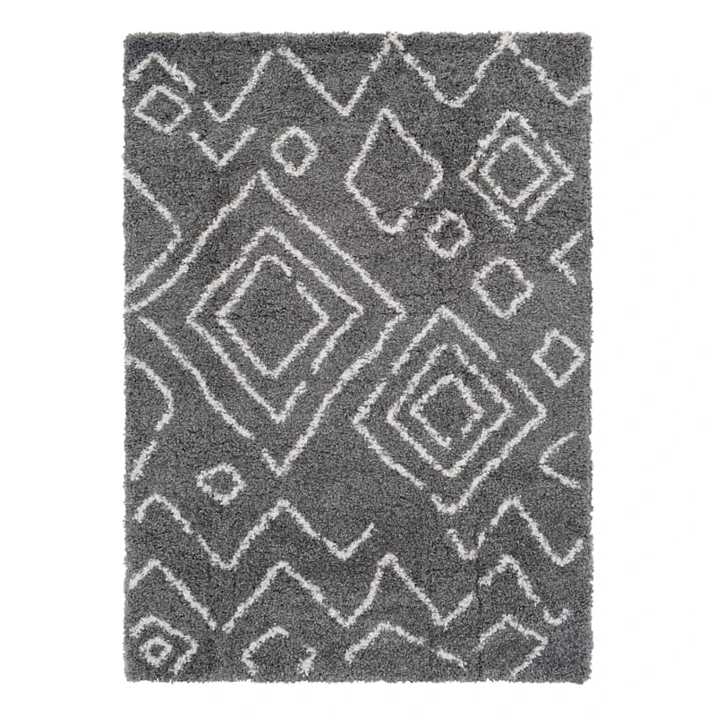 Transform Your Space: 3 Must-Have Rugs for 2025 -Rugs Sales Store c167 dark grey ivory moroccan style shag area rug 3x5 1