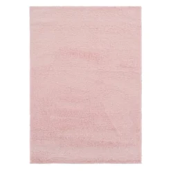 (C177) Parma Blush Shag Accent Rug, 3x5