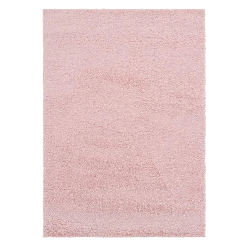 (C177) Parma Blush Shag Area Rug, 8x10 1 (C177) Parma Blush Shag Area Rug, 8x10