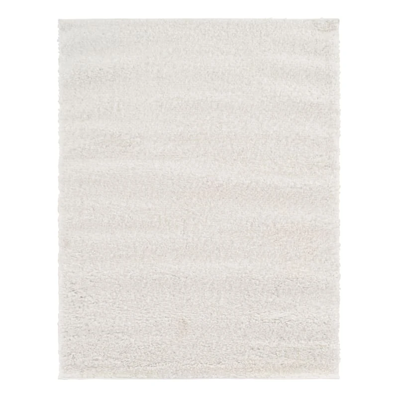 (C178) Parma Ivory Shag Area Rug, 5x7 1 (C178) Parma Ivory Shag Area Rug, 5x7
