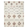 (C184) Found & Fable Alton Ivory Shag Area Rug, 5x7