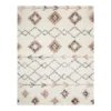 (C184) Found & Fable Alton Ivory Shag Area Rug, 8x10