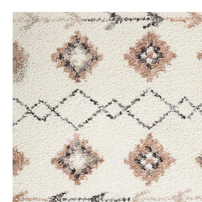(C184) Found & Fable Alton Ivory Shag Area Rug, 8x10 2 (C184) Found & Fable Alton Ivory Shag Area Rug, 8x10 - Image 2