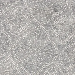 (C191) Hayne Grey Floral Shag Accent Rug, 3x5 10 (C191) Hayne Grey Floral Shag Accent Rug, 3x5 -Rugs Sales Store c191 hayne grey floral shag accent rug 3x5 4