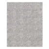 (C191) Hayne Grey Floral Shag Area Rug, 8x10