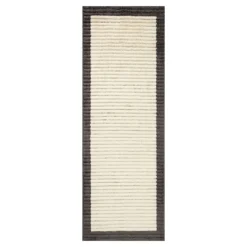 (C192) Tracey Boyd Elizabeth Black Border Runner, 2x8