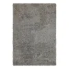 (C193) Kodiak Grey Shag Area Rug, 5x7
