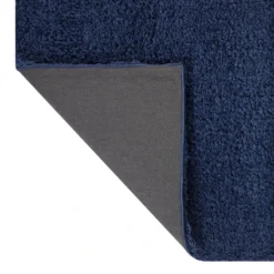 (C194) Kodiak Navy Blue Shag Accent Rug, 3x5 10 (C194) Kodiak Navy Blue Shag Accent Rug, 3x5 -Rugs Sales Store c194 kodiak navy blue shag accent rug 3x5 4