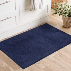 (C194) Kodiak Navy Blue Shag Accent Rug, 3x5 13 (C194) Kodiak Navy Blue Shag Accent Rug, 3x5 -Rugs Sales Store c194 kodiak navy blue shag accent rug 3x5 7