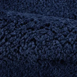 (C194) Kodiak Navy Blue Shag Area Rug, 5x7 -Rugs Sales Store c194 kodiak navy blue shag area rug 5x7 3