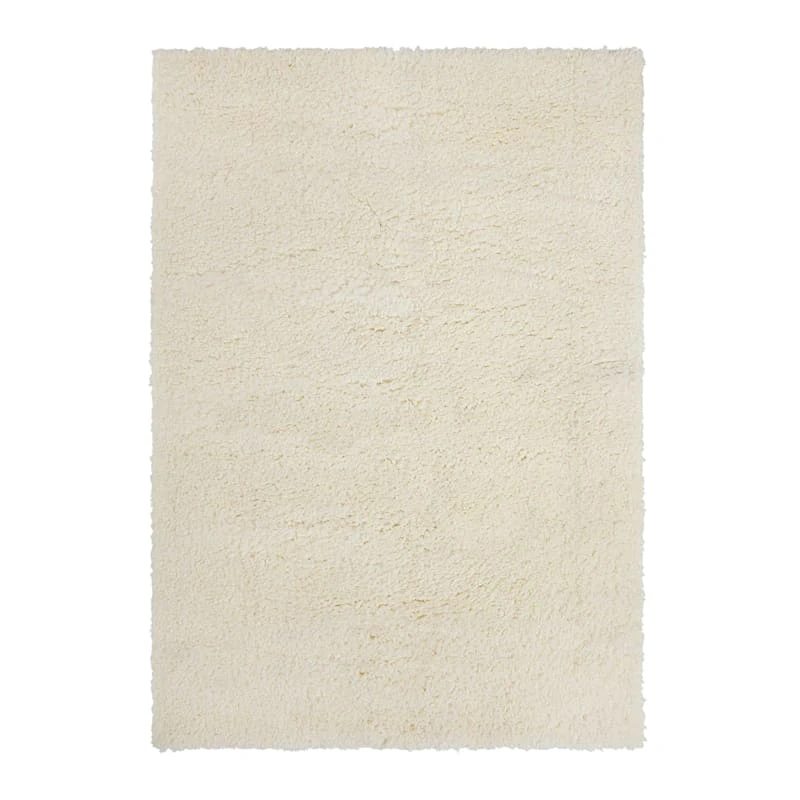 (C195) Kodiak Ivory Shag Area Rug, 5x7 1 (C195) Kodiak Ivory Shag Area Rug, 5x7
