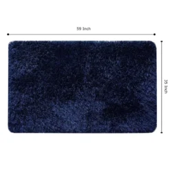 (C196) Eve Blue Shag Accent Rug, 3x5 -Rugs Sales Store c196 eve blue shag accent rug 3x5 5