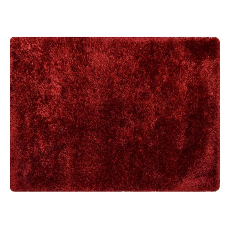 (C197) Eve Red Shag Area Rug, 4x7 1 (C197) Eve Red Shag Area Rug, 4x7