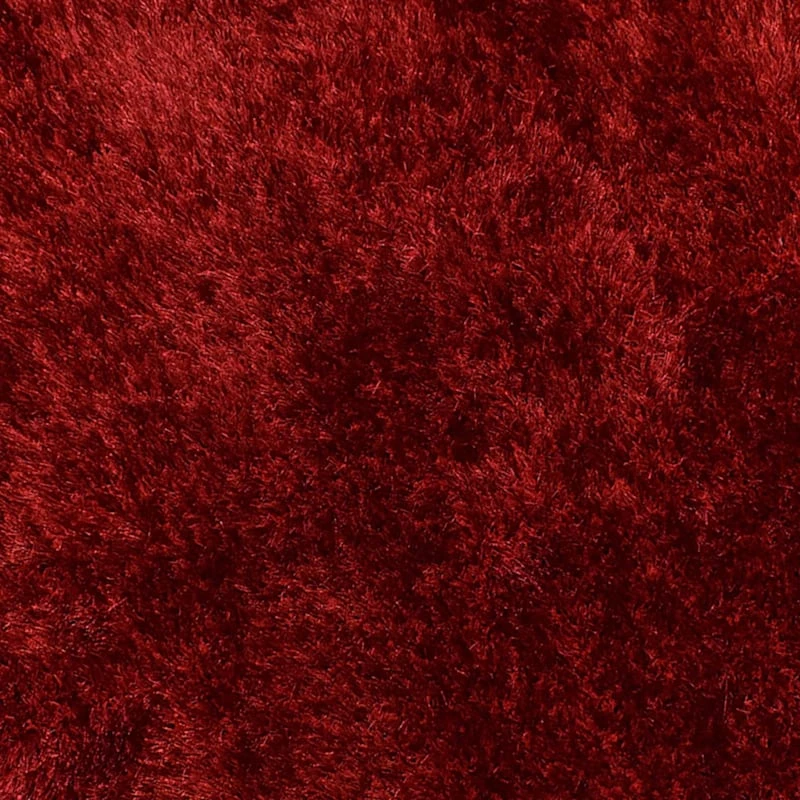 (C197) Eve Red Shag Area Rug, 4x7 4 (C197) Eve Red Shag Area Rug, 4x7 - Image 4