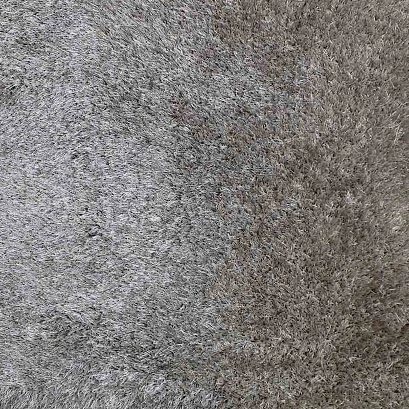 (C199) Eve Silver Shag Area Rug, 4x7 4 (C199) Eve Silver Shag Area Rug, 4x7 - Image 4