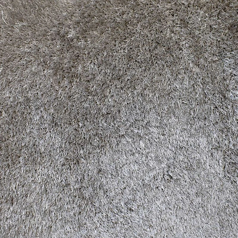 (C199) Eve Silver Shag Area Rug, 6x9 4 (C199) Eve Silver Shag Area Rug, 6x9 - Image 4
